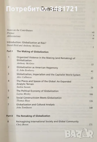 Globalization Theory. Approaches and Controversies, снимка 2 - История, политика и общество - 55963948