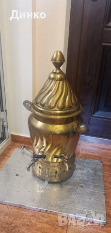 Голям турски самовар височина 65см. на газ , снимка 2 - Обзавеждане за заведение - 40080918