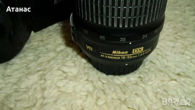 Фотоапарат NIKON D5200 + обектив NIKON 18-55mm AF-S DX VR, снимка 3 - Фотоапарати - 49099948