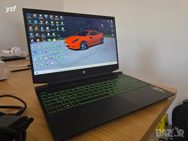 Геймърски лаптоп hp pavilion 15,6 инча, снимка 6 - Лаптопи за игри - 55851652
