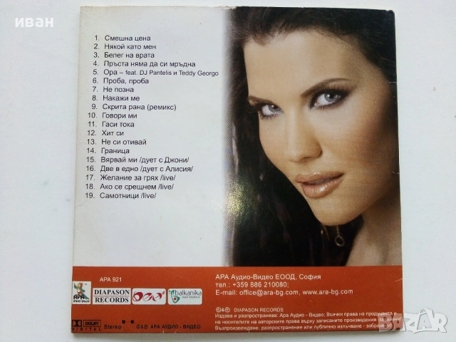 CD Теодора "Хитове" - 2007г., снимка 2 - CD дискове - 53694150