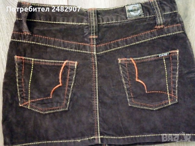 Дамска джинсова пола, снимка 3 - Поли - 39679189