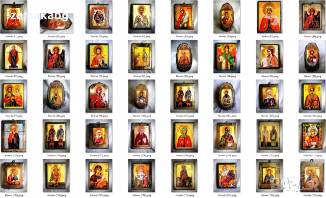 Уникални ръчно изработени репродукции на икони върху естествено дърво, снимка 4 - Икони - 35717175