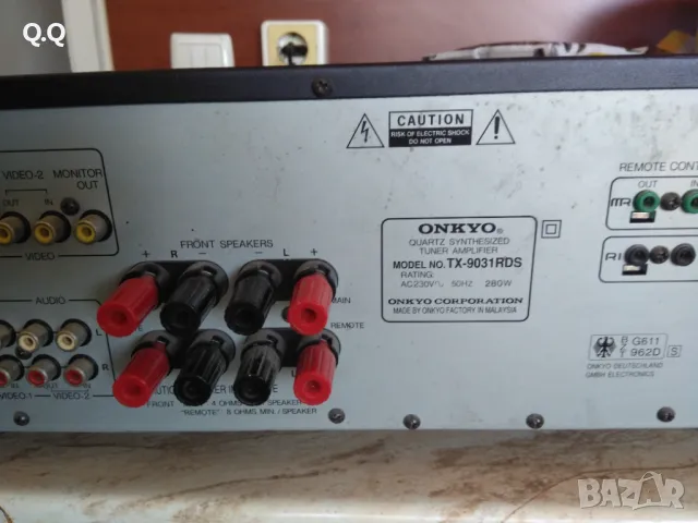 ONKYO tx-9031 rds.ресивър, снимка 6 - Ресийвъри, усилватели, смесителни пултове - 47504047