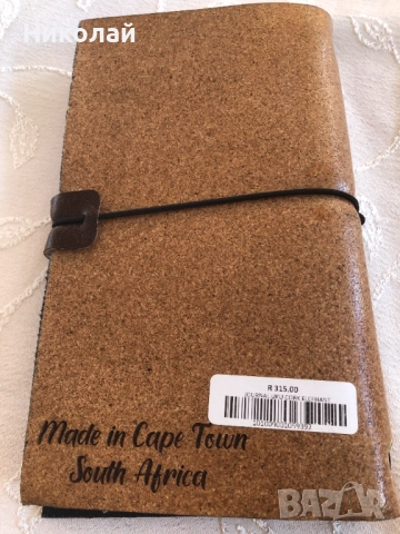 Корков тефтер / дневник Слон, уникален еко продукт от Кейпаун, ЮАР, нов, мек и удобен за ползване, снимка 2 - Ученически пособия, канцеларски материали - 52105772