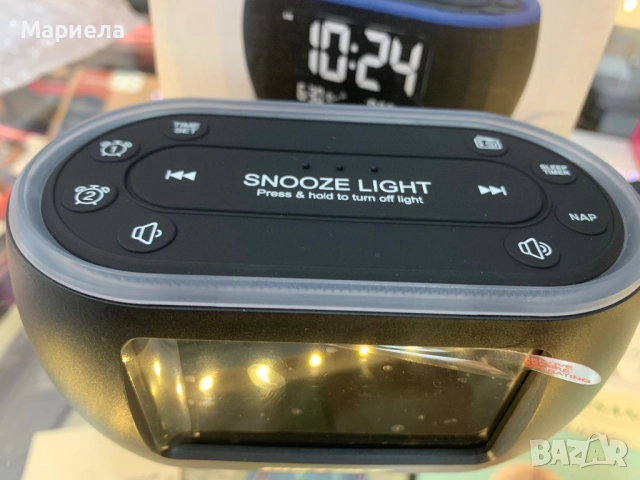 Малък радио будилник и нощма лампа, снимка 4 - Други стоки за дома - 51532614