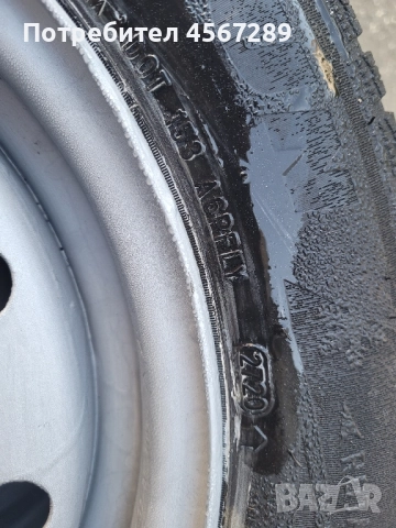 Железни джанти със зимни гуми за сузуки суифт 2006година, снимка 2 - Гуми и джанти - 52210609