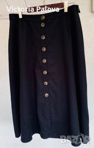 Красива нова пола лен, памук, снимка 13 - Поли - 41366601