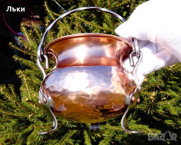 Медно менче еталон,маркирано. , снимка 3 - Антикварни и старинни предмети - 36213262