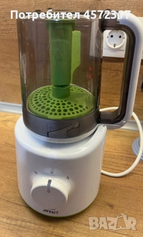 Уред за готвене на пара и блендер Philips avent 2in1, снимка 1