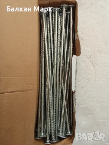 Винтове за дърво 8x300/100 с широка периферия, тип торнадо– Torx – 50 бр. – Isover, снимка 4 - Железария - 50656559