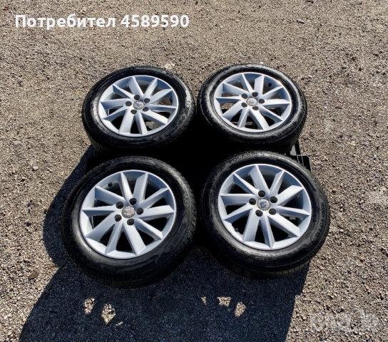 Алуминиеви джанти 15цола 5x100 + ЗИМНИ ГУМИ Barum за Seat Ibiza,Skoda Fabia,Vw Polo,Audi A1