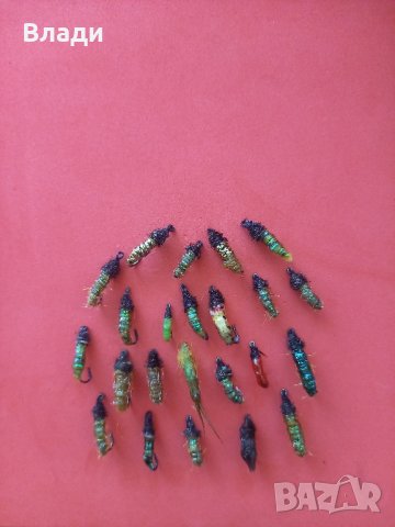 изкуствени мухи за мухарка и булдо ( бомбарда) , снимка 9 - Такъми - 43602731