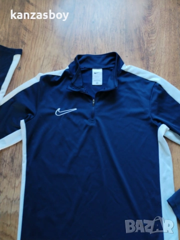 Nike Academy Men's Dri-FIT 1/2-Zip - страхотна мъжка блуза С КАТО НОВА, снимка 4 - Спортни дрехи, екипи - 53133587