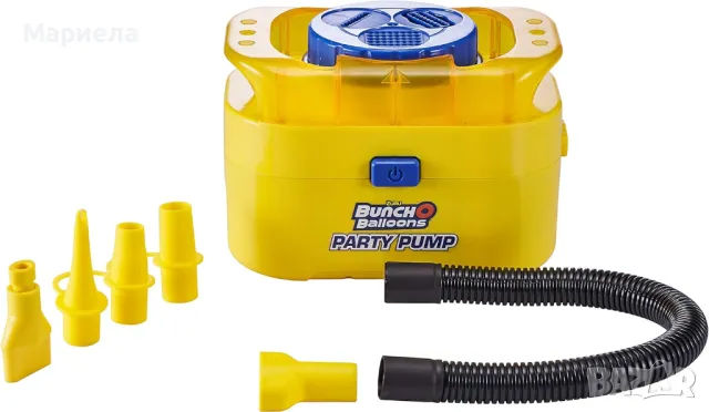 Zuru Bunch O Balloons Преносима електрическа въздушна помпа / Стартов пакет-син, снимка 9 - Други стоки за дома - 48778107