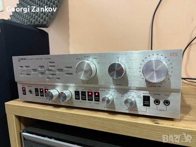 Philips AH 572 Laboratories, снимка 6 - Ресийвъри, усилватели, смесителни пултове - 44584042