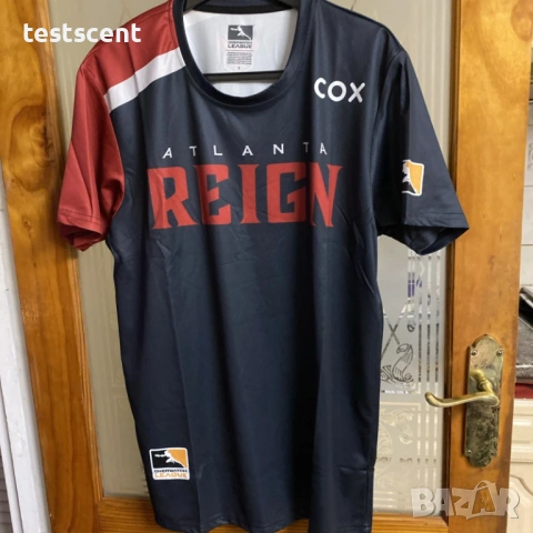 Спортно джърси Atlanta Reign Overwatch League Men's Jersey Size L Large за мъже тениска екип