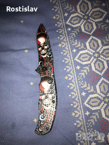 Нож ръчно инкрустиран., снимка 7 - Други - 36212181