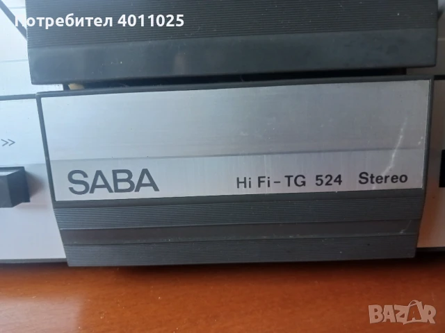 Магнетофон saba tg 524 Hii, снимка 2 - Микрофони - 51317380