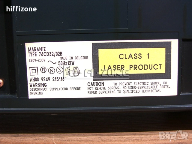 CD плеър  Marantz cd-32 , снимка 8 - Ресийвъри, усилватели, смесителни пултове - 52944338