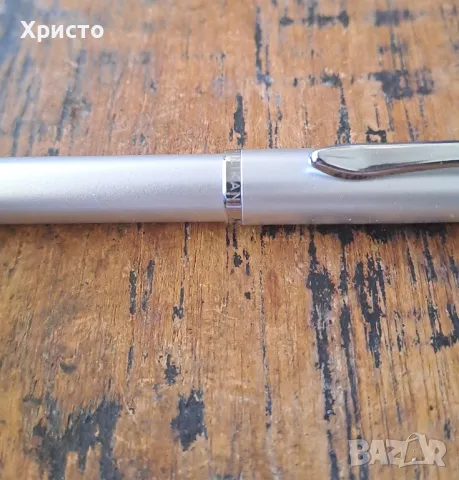 писалка Пеликан Peliкan сребрист метал в кутия, снимка 7 - Ученически пособия, канцеларски материали - 44041599