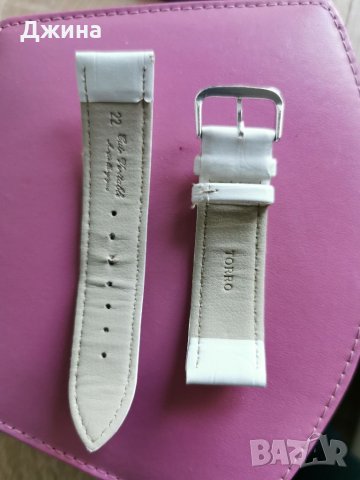 Кожена каишка за часовник, снимка 3 - Каишки за часовници - 40489264