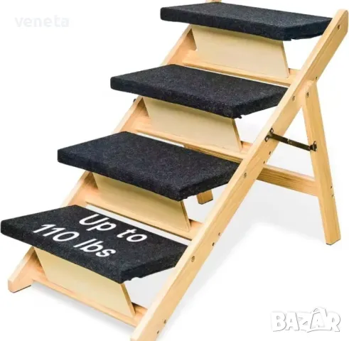 
Дървена стълба за кучета за вътрешна употреба на открито 
Преносими стъпала за домашни любимци  , снимка 11 - За кучета - 48629952