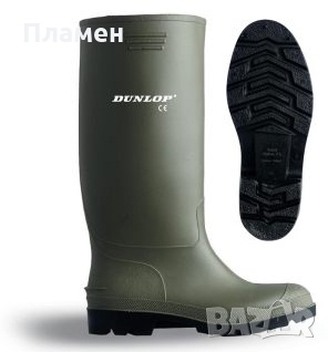 Ботуши Dunlop зелени PVC, водозащитни от 39 до 46 номер, снимка 3 - Мъжки ботуши - 36056045