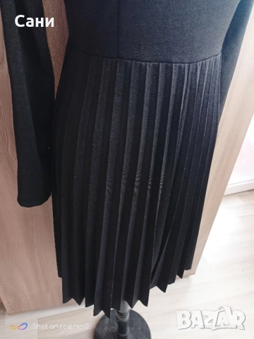 Черна рокля 👗 солей, снимка 3 - Рокли - 51853661