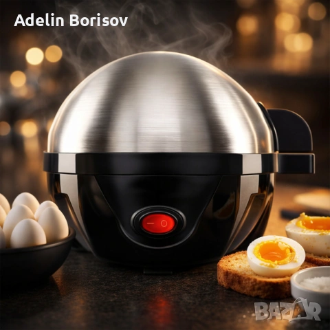 Яйцеварка Rosberg R51982C, 350W, За 7 яйца, Автоматично изключване със сигнал, снимка 4 - Аксесоари за кухня - 53722070