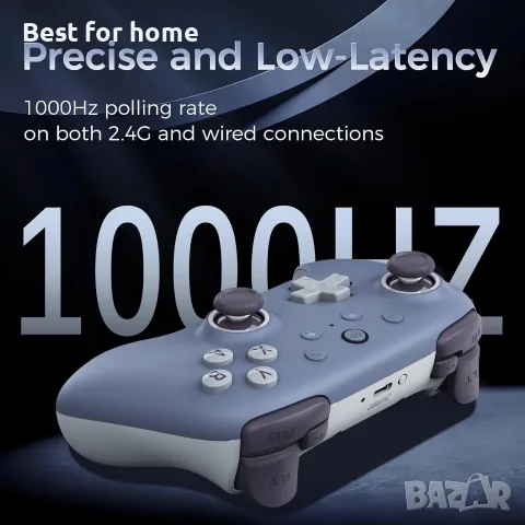 AKNES 8Bitdo Ultimate 2C 2.4G безжичен контролер за Windows PC и Android, снимка 4 - Джойстици и геймпадове - 55771863