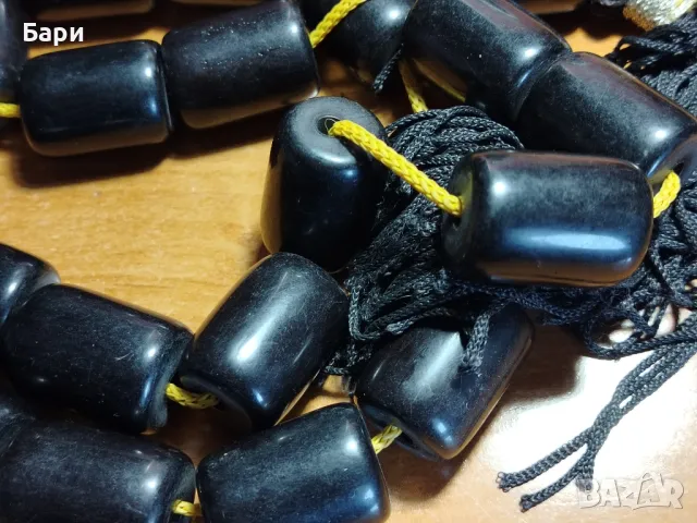 Голяма черна броеница , снимка 7 - Други ценни предмети - 36751897