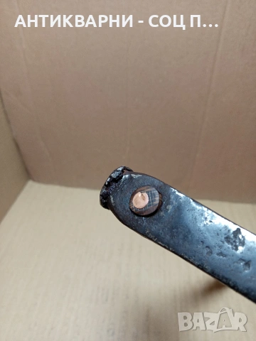 Соц Стар Ръчно Кован Кожарски Обущарски Занаятчийски Чук. Номер 498., снимка 8 - Антикварни и старинни предмети - 53114757