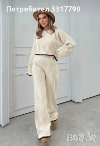 Дамски стилен комплект от две части, снимка 2 - Костюми - 53596405