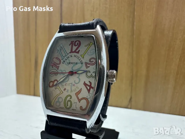 Часовник Franck Muller Crazy Numbers Франк Мюлер само за 150 лв с кожена каишка. , снимка 3 - Други - 47946323