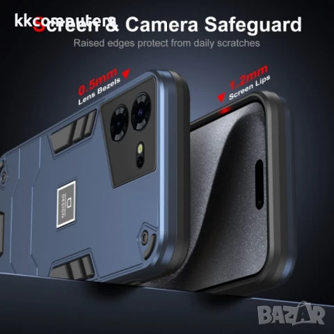Tecno Pova 5 Pro 2 in 1 Удароустойчив Калъф и Протектор, снимка 5 - Калъфи, кейсове - 50938107