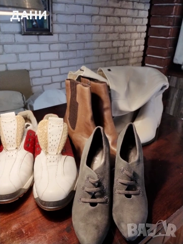 Обувки за голф Адидас 44 номер и дамски обувки, боти ботуши 38