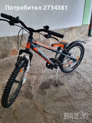 Детски алуминиев мтв велосипед Sprint HAT TRICK 20" с амортисьор, снимка 3 - Велосипеди - 52588578