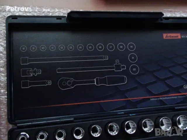 GARANT - 3/8" PROFI  Гедория !!! 12-стенни вложки 8 - 22 mm !!! ЧИСТО НОВА !!!  GERMANY !!!!!!, снимка 3 - Гедорета - 33705237