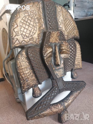 ПРОМО!Уникално африканско пано 90/60см.10кг., снимка 4 - Пана - 41696714