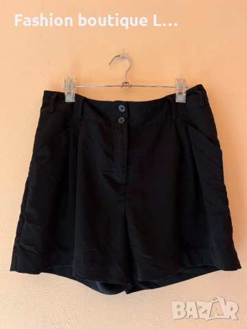 LINDEX Черни къси панталонки с джобове 40 размер 🖤, снимка 1 - Къси панталони и бермуди - 44197797