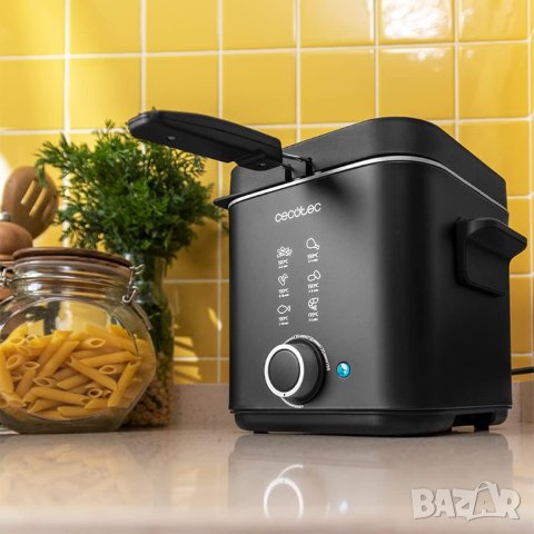 Фритюрник Cecotec CleanFry Advance 1500 Black 900 W 1,5 L, снимка 6 - Фритюрници - 41523161