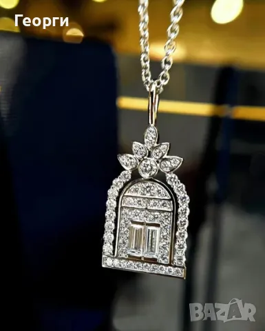 Harry Winston колие с мойсанити 