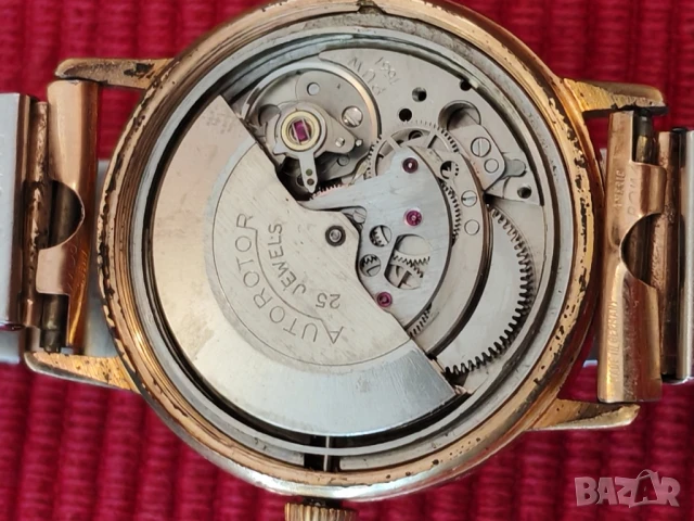 Стар механичен часовник VOG, автомат, Швейцария. , снимка 8 - Мъжки - 50641453