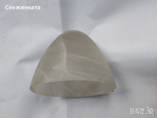 Сив метален полилей и абажур, снимка 6 - Полилеи - 52891862