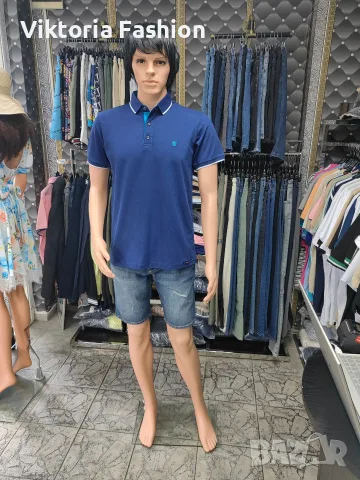 мъжка тениска с яка, снимка 6 - Тениски - 55924727