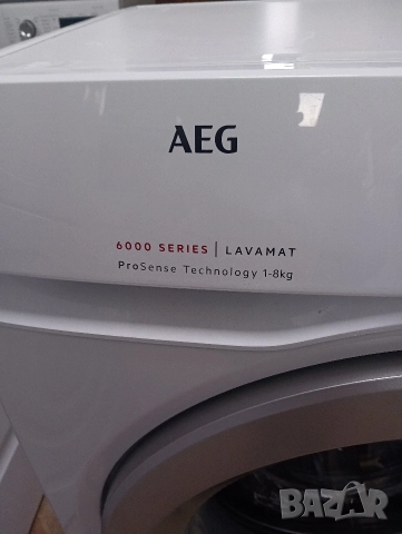 Като нова пералня АЕГ Aeg Series 6000 A+++ 8кг 2 години гаранция!, снимка 8 - Перални - 52676345