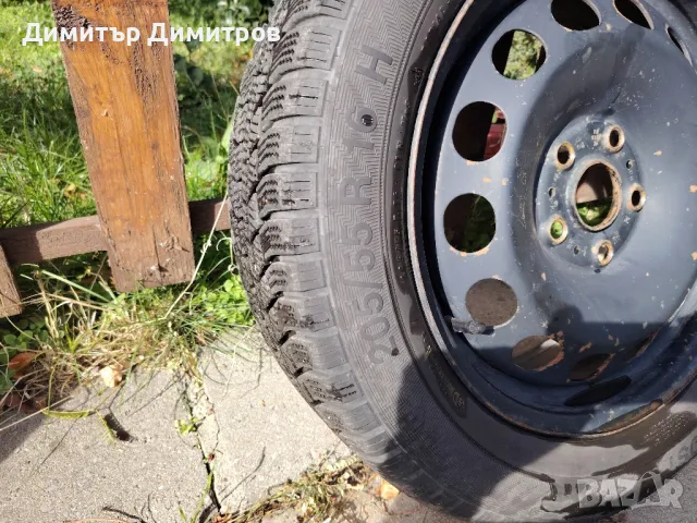 Два броя джанти с гуми 205/55 R 16 5x112 за VW, снимка 3 - Гуми и джанти - 48001065