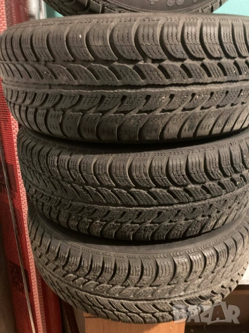 4 бр железни джант OPEL  за Опел 4x100 15 цола + подарък зимни гуми и тасове , снимка 8 - Гуми и джанти - 53393086