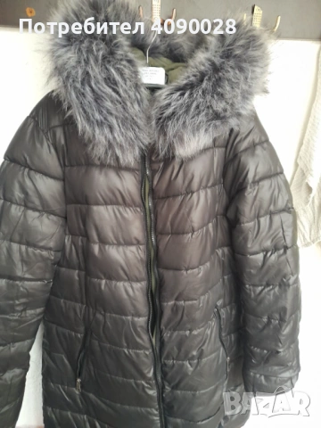 Пухено двулицево яке , снимка 6 - Якета - 53209905